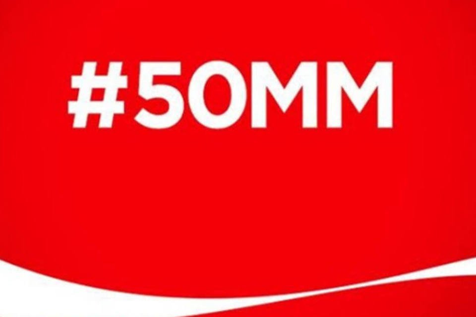Coca-Cola é primeira marca a passar 50 mi de fãs no Facebook