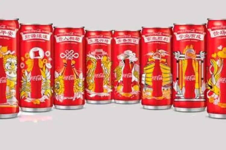 Latinhas de Coca-Cola do ano novo chinês (Divulgação/Coca-Cola)