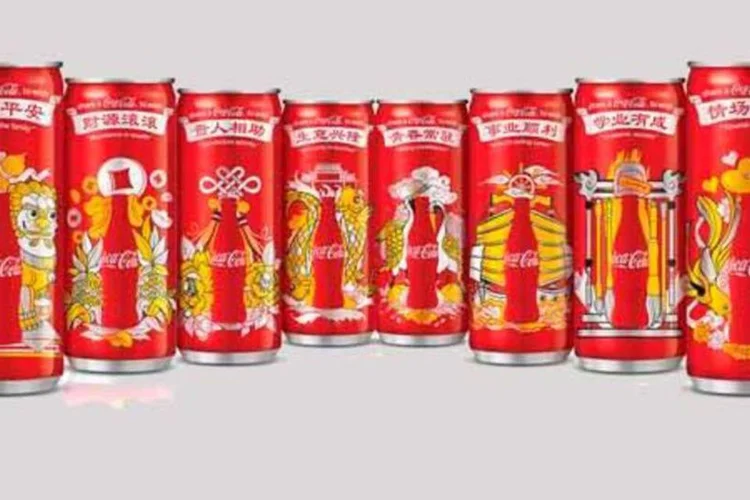 Latinhas de Coca-Cola do ano novo chinês (Divulgação/Coca-Cola)