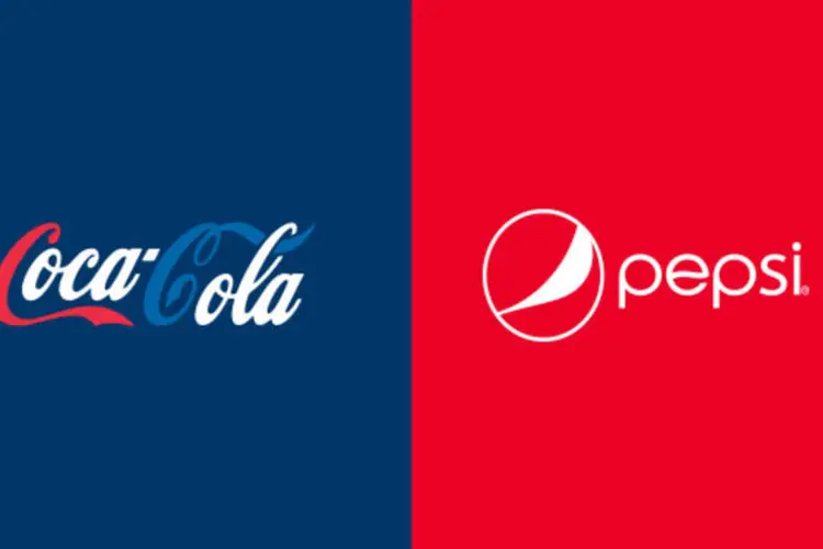 Coca-Cola e Pepsi no projeto Brand Color Swap (Paula Rupolo)