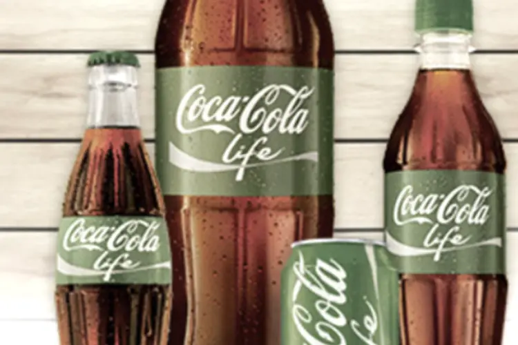 Coca-Cola Life: versão "verde" do refrigerante começou a ser vendido os Estados Unidos (Reprodução)