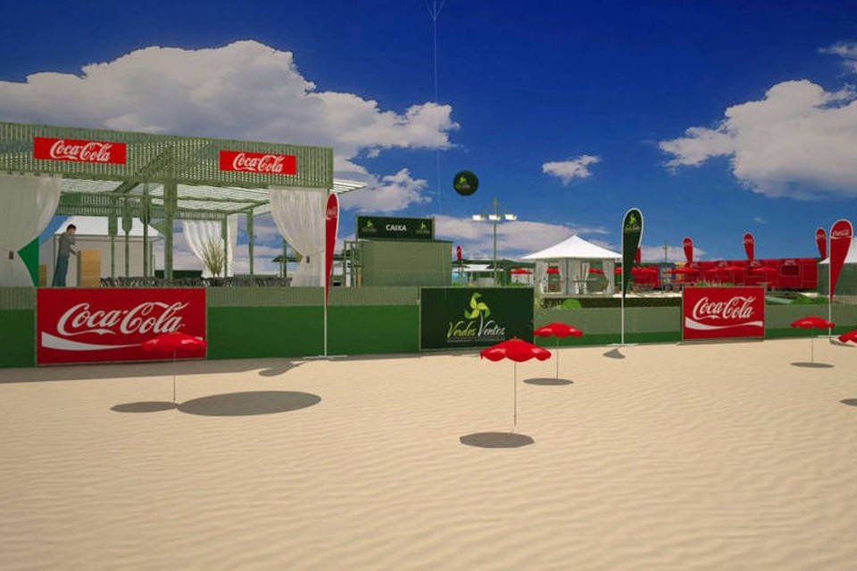 Coca-Cola Brasil cria espaço sustentável durante o verão