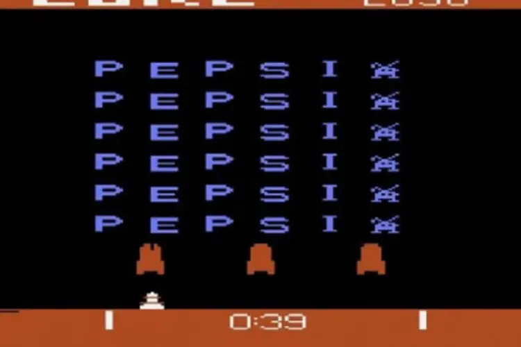 Game Pepsi Invaders, criado pela Coca-Cola: a projeção é que os advergames movimentem mais de US$ 7,2 bilhões (Reprodução)