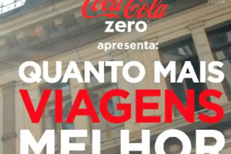 Coca-Cola zero: criada pela Ogilvy & Mather, a campanha ressalta que quanto mais únicas e improváveis as experiências, melhores elas são (Divulgação)