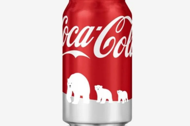 Coca-Cola, em latas brancas (Divulgação)