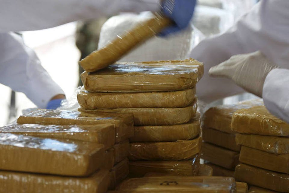 Mais de 1,3 tonelada de cocaína são apreendidas no Pacífico