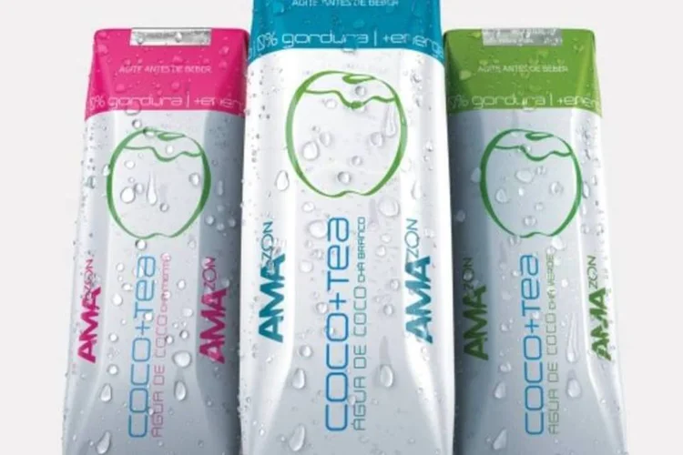 A novidade será comercializada em três versões: Água de coco + Chá branco, Água de coco + Chá de menta e Água de coco   Chá verde (Divulgação)