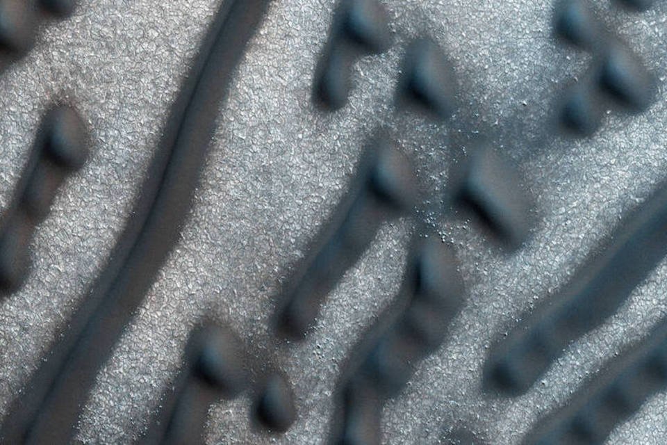 Nasa descobre "mensagem" escrita na superfície de Marte