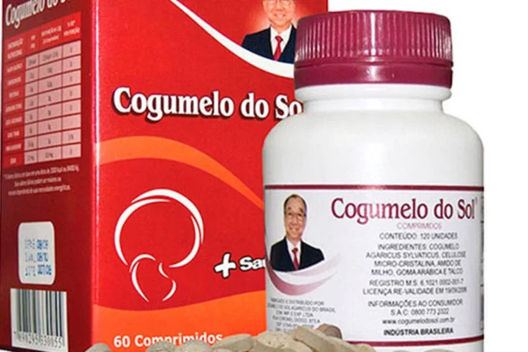 
	Cogumelo do sol: companhia divulgou material explorando supostas propriedades terap&ecirc;uticas do produto, anunciando que serviria para preven&ccedil;&atilde;o, tratamento e cura de doen&ccedil;a
 (Divulgação/Cogumelo do Sol)