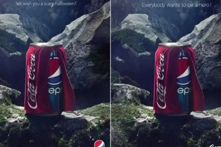 
	Coca-Cola e Pepsi: essa &eacute; talvez uma das guerras mais antigas da propaganda mundial
 (Reprodução)