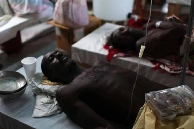 O Haiti sofre com uma forte epidemia de cólera (Spencer Platt/Getty Images)