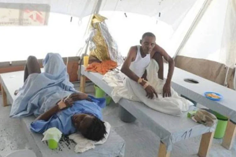 Hospital no Haiti: Brasil e Cuba participam do projeto para ajudar o país (Thony Belizaire/AFP)