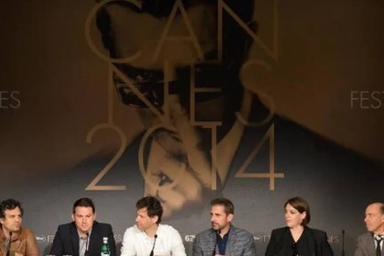 
	Coletiva sobre o filme Foxcatcher:&nbsp;filme conta a hist&oacute;ria de um assassinato
 (Alberto Pizzoli/AFP)