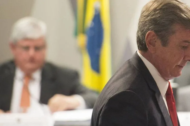 
	Fernando Collor: senador tamb&eacute;m &eacute; alvo de outros dois inqu&eacute;ritos no &acirc;mbito da Lava Jato
 (Marcelo Camargo/Agência Brasil)