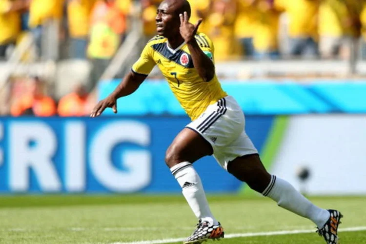 O lateral esquerdo da Colômbia Pablo Armero: "será um grande jogo" (Fifa via Getty Images)
