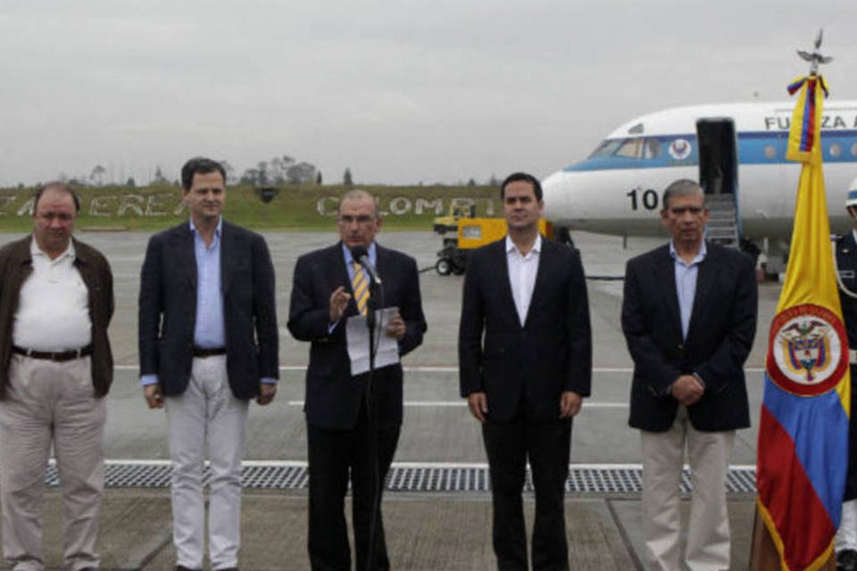 Delegados do Governo colombiano buscam diálogo com as Farc
