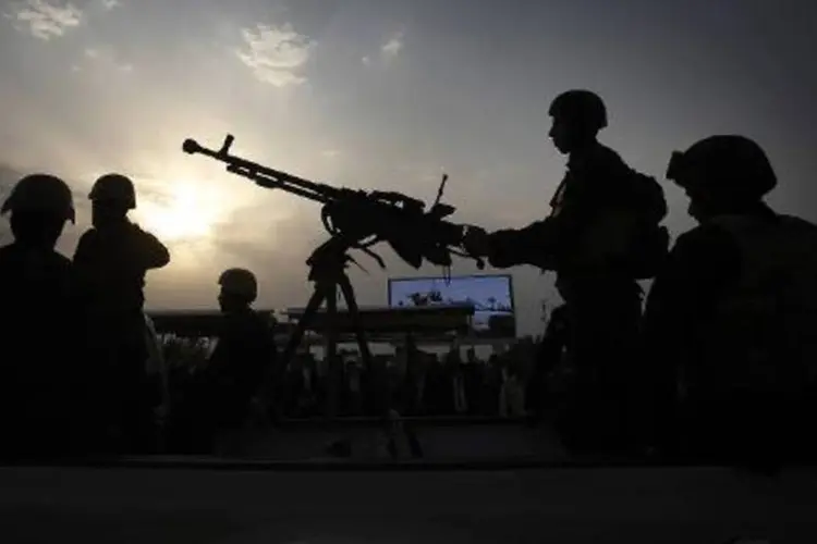 Combatentes xiitas iraquianos: Austrália pretende mobilizar 600 militares (Mohammed Sawaf/AFP)