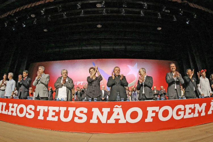 Solenidade de comemoração dos 35 anos de fundação do PT (Ricardo Stuckert/Instituto Lula/Fotos Públicas)