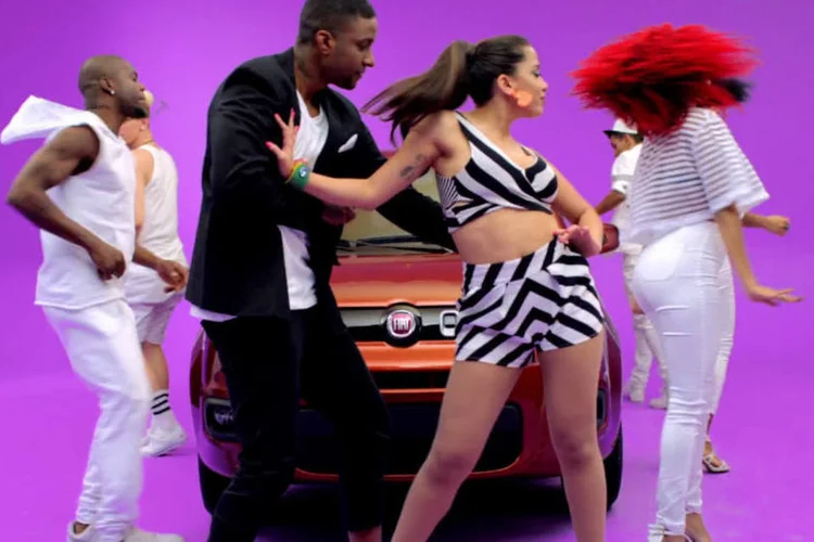 Comercial da Fiat: marca selecionou fãs para a gravação pelo Facebook e pelo Instagram (Reprodução/YouTube/Fiat)