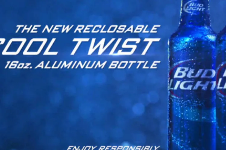 Comercial da Bud Light para o Super Bowl: marca-irmã da Budweiser amargou a última colocação, com Cool Twist (Reprodução/YouTube/officialbudlight)