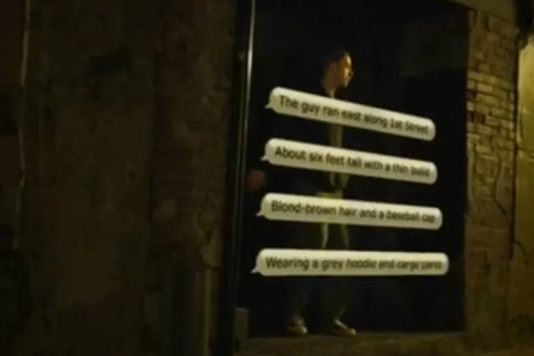 Comercial "prende" criminosos dentro do SMS: vídeo mostra ladrão que, enquanto foge após cometer seu crime, começa a ser cercado pelas mensagens de texto (Reprodução/YouTube)