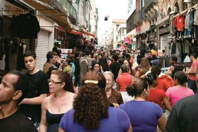 Comércio cheio no Rio de Janeiro: grau de satisfação da população é medido por nove dimensões (Marcelo Correa/EXAME.com)