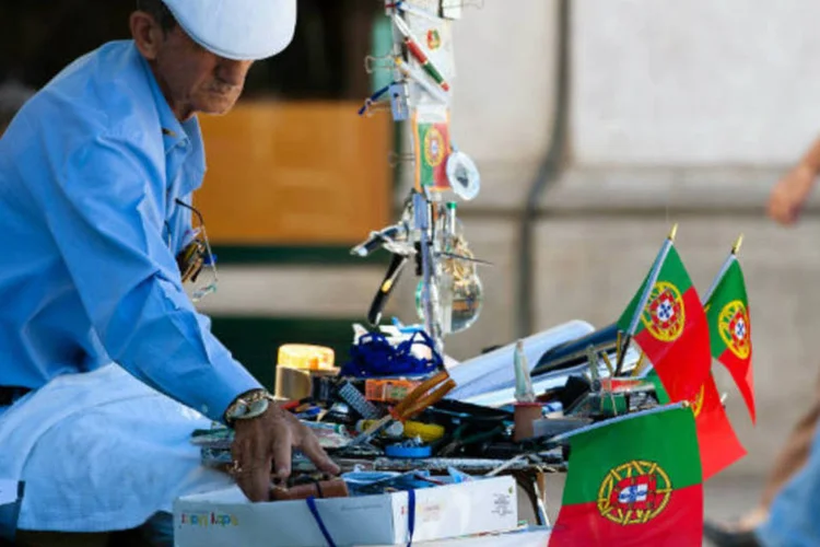 
	Portugal: forte queda da economia portuguesa p&otilde;e fim a cinco trimestres consecutivos de altas
 (Mario Proenca/Bloomberg)