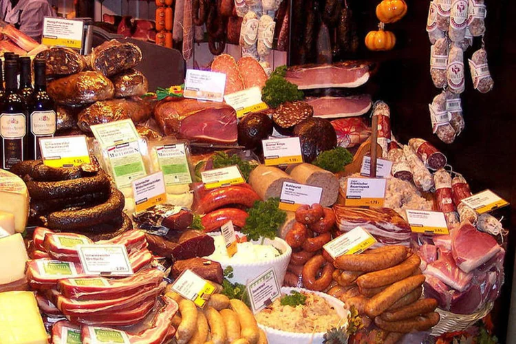 Comércio de salsichas na Alemanha: cartel combinava preços no varejo (Reiner Kraft/Wikimedia Commons/Wikimedia Commons)