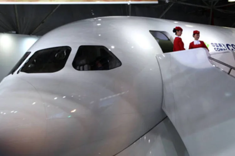 Jato C919 da Comex: dez modelos já foram encomendados pela GE  (Divulgação)
