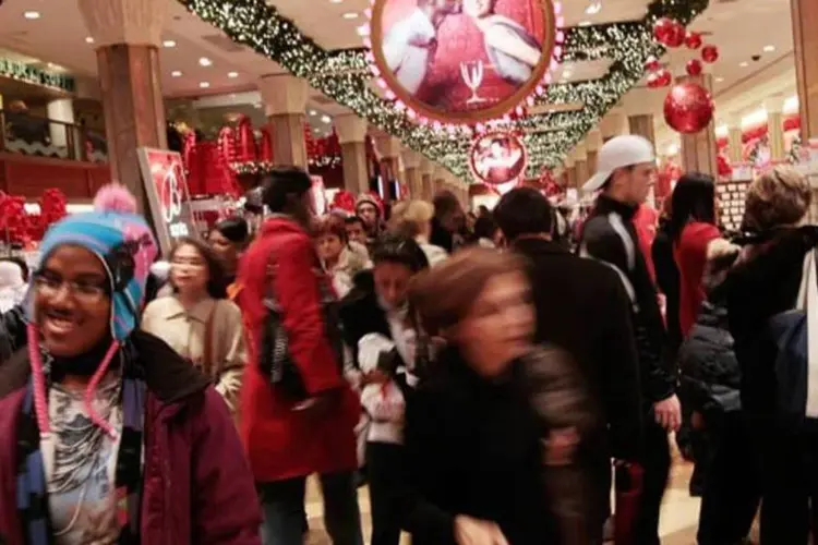 Compras: espremido entre a Black Friday e os saldões de janeiro, o Natal tem encolhido em importância para o comércio (Chris Hondros/Getty Images)