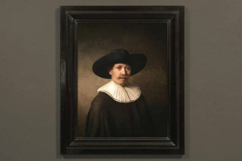 Computador cria um novo 'original de Rembrandt'