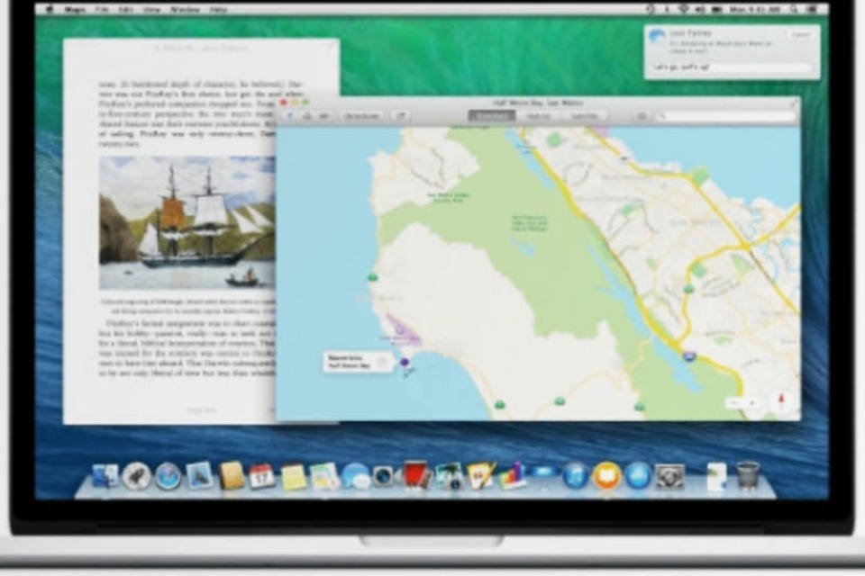 Apple libera update do OS X Mavericks gratuitamente