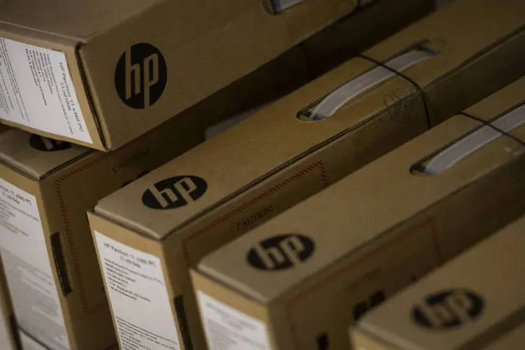 
	Laptops da HP: companhia n&atilde;o definiu os prazos para os novos cortes
 (David Paul Morris/Bloomberg)