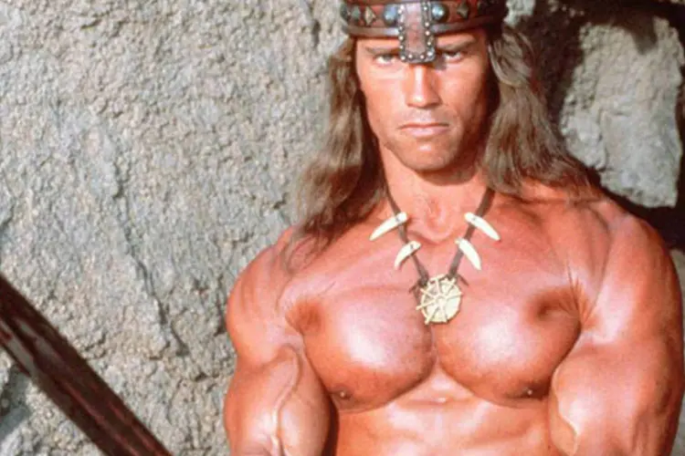 Arnold Schwarzenegger em "Conan", de 1984: "Sempre amei esse personagem e é uma honra que tenham me pedido para encarná-lo de novo", disse o ator