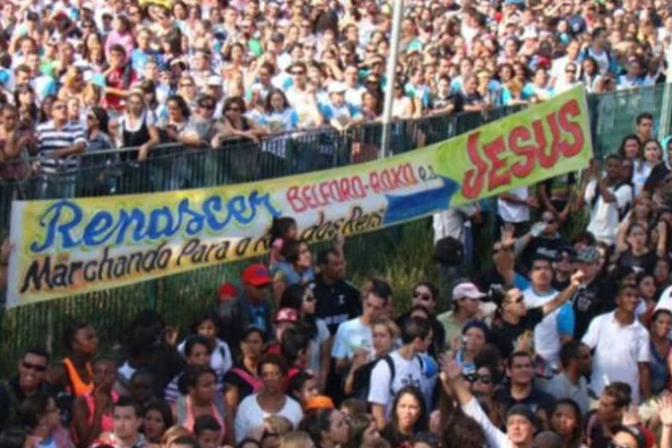 A Marcha é presidida pelo apóstolo Estevam Hernandes (marchaparajesus.com.br)