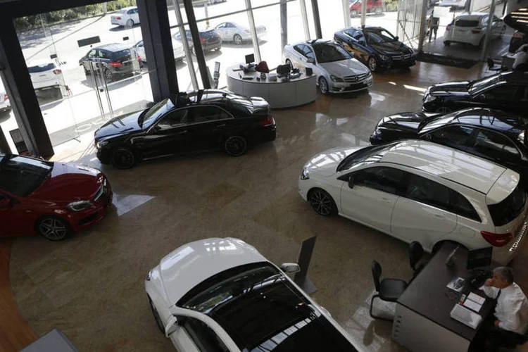 
	Carros: expectativa passou a ser de queda de 7,75% nas vendas este ano
 (Dado Galdieri/Bloomberg)