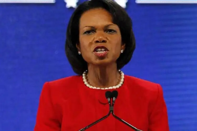 Condoleezza Rice: Rice foi chefe da diplomacia americana, entre 2005 e 2009, ao lado do presidente George W. Bush (Tom Pennington/Getty Images)
