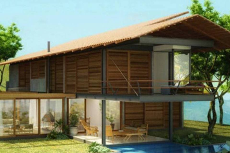 A casa do futuro é verde