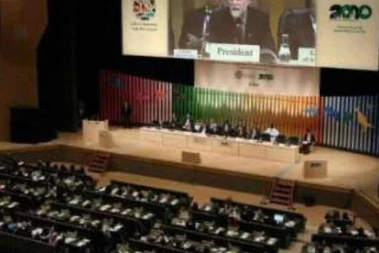 Conferência da ONU sobre biodiversidade em Nagoya, no Japão (Jiji Press/AFP)