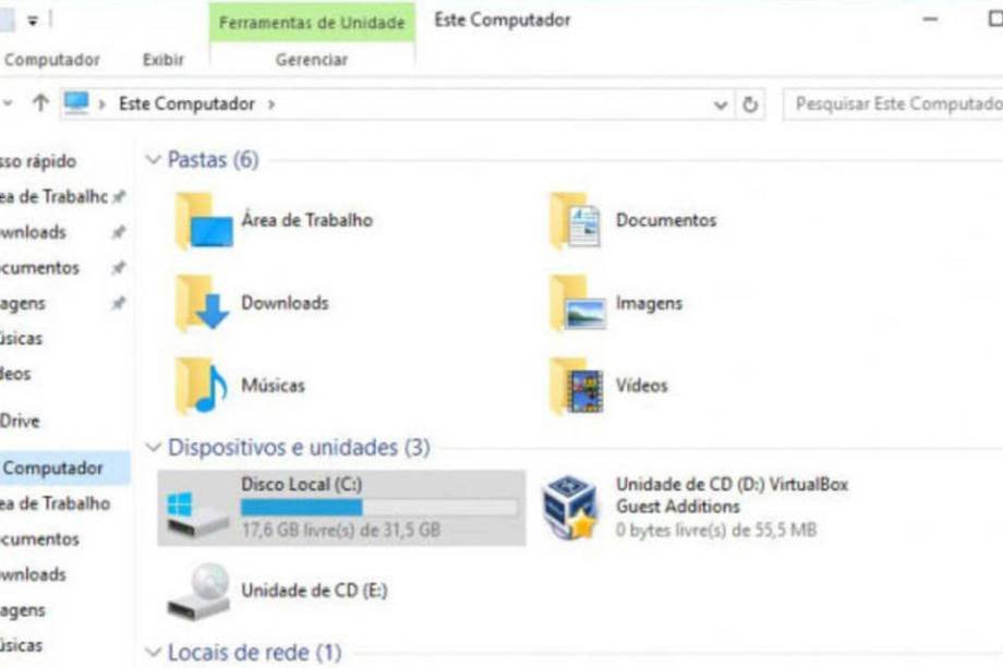 4. Habilite as extensões de arquivo