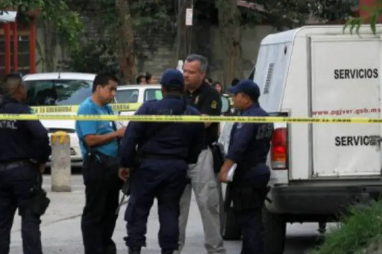 Os oficiais mortos são um sargento e um policial (Serigio Hernandez/AFP)