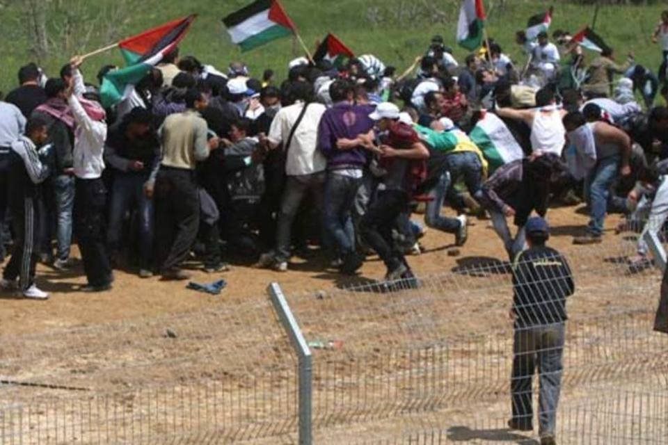 Imagens mostram pânico em cidade palestina durante conflito com Israel