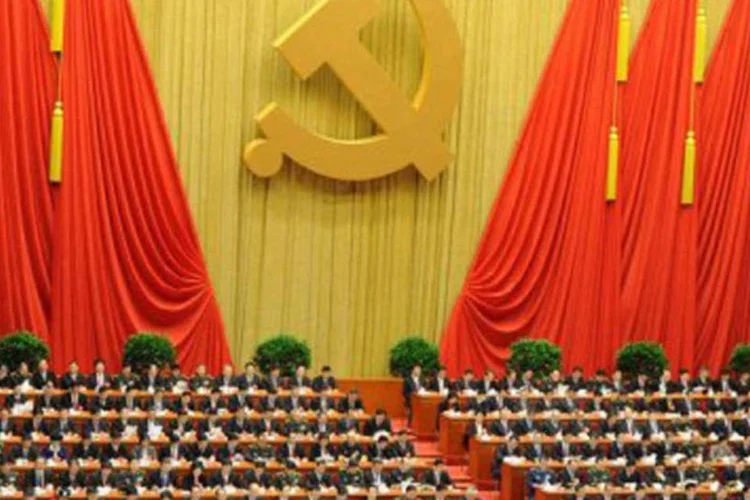 
	Congresso do Partido Comunista da China: partido governa sozinho desde 1949
 (Goh Chai Hin/AFP)