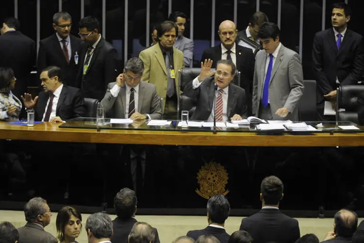 Sessão do Congresso para o exame de vetos da presidente Dilma Rousseff (Moreira Mariz/Agência Senado)