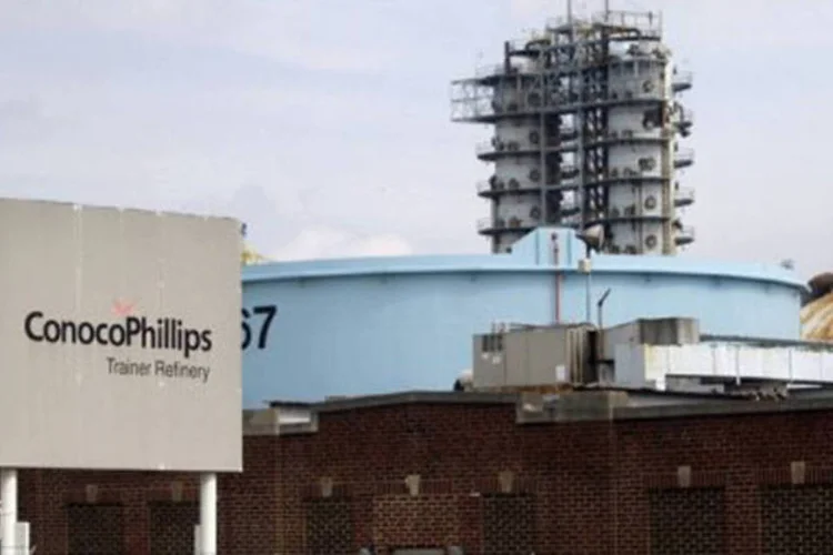 
	ConocoPhillips diz que pretende vender sua participa&ccedil;&atilde;o em Kashagan para a ONGC Videsh por cerca de US$ 5 bilh&otilde;es
 (Jessica Kourkounis/Getty Images/AFP)