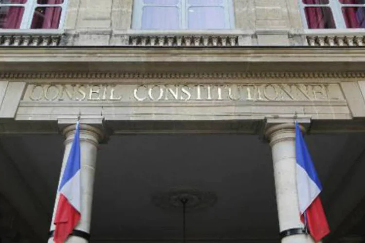 Fachada do Conselho Constitucional, a mais alta instância juridiscional da França (Thomas Samson/AFP)
