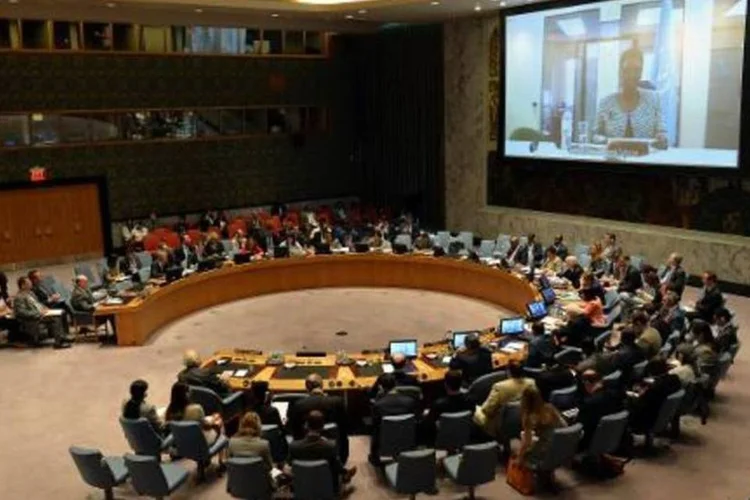
	Reuni&atilde;o na ONU sobre o Oriente M&eacute;dio
 (Stan Honda/AFP)