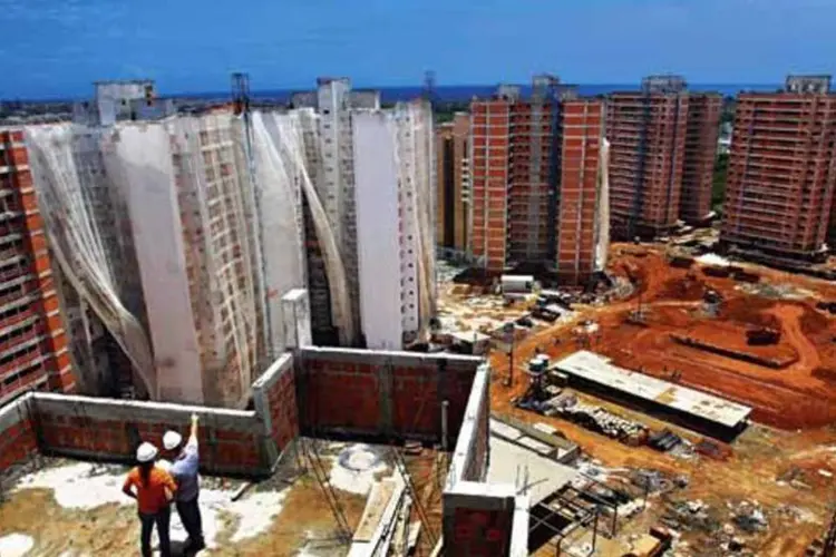 Canteiro de obras da Cyrela em Salvador (EXAME)