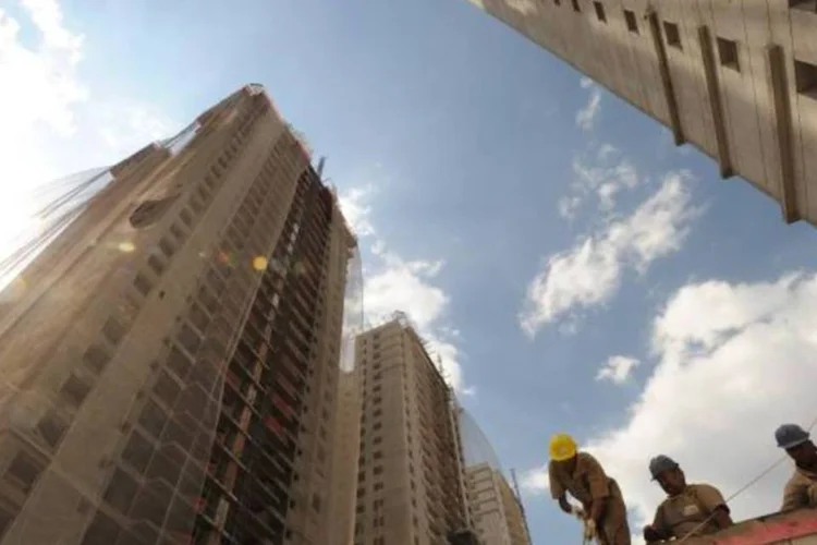 Prédio em construção (Germano Luders/EXAME.com)