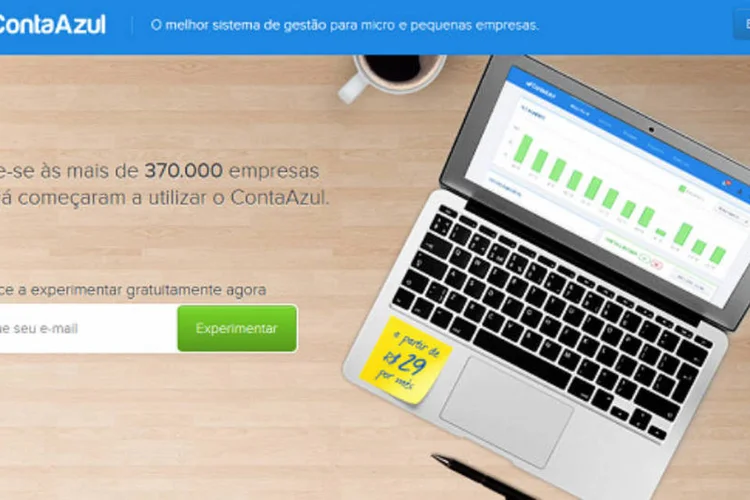 ContaAzul: valores do investimento não foram divulgados (Reprodução)